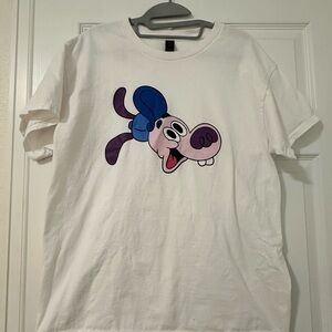 Gildan White Bloofy Tee from Inside Out 2